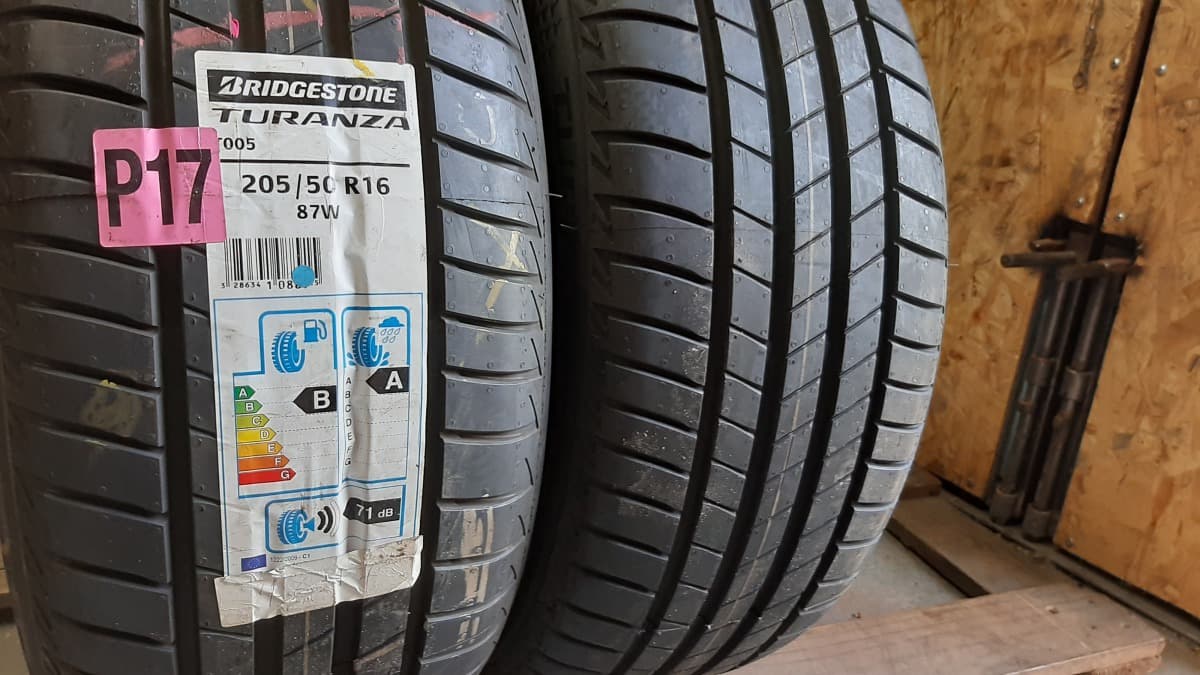 Вживані шини з Європи Bridgestone Turanza T005 205/50 R 16