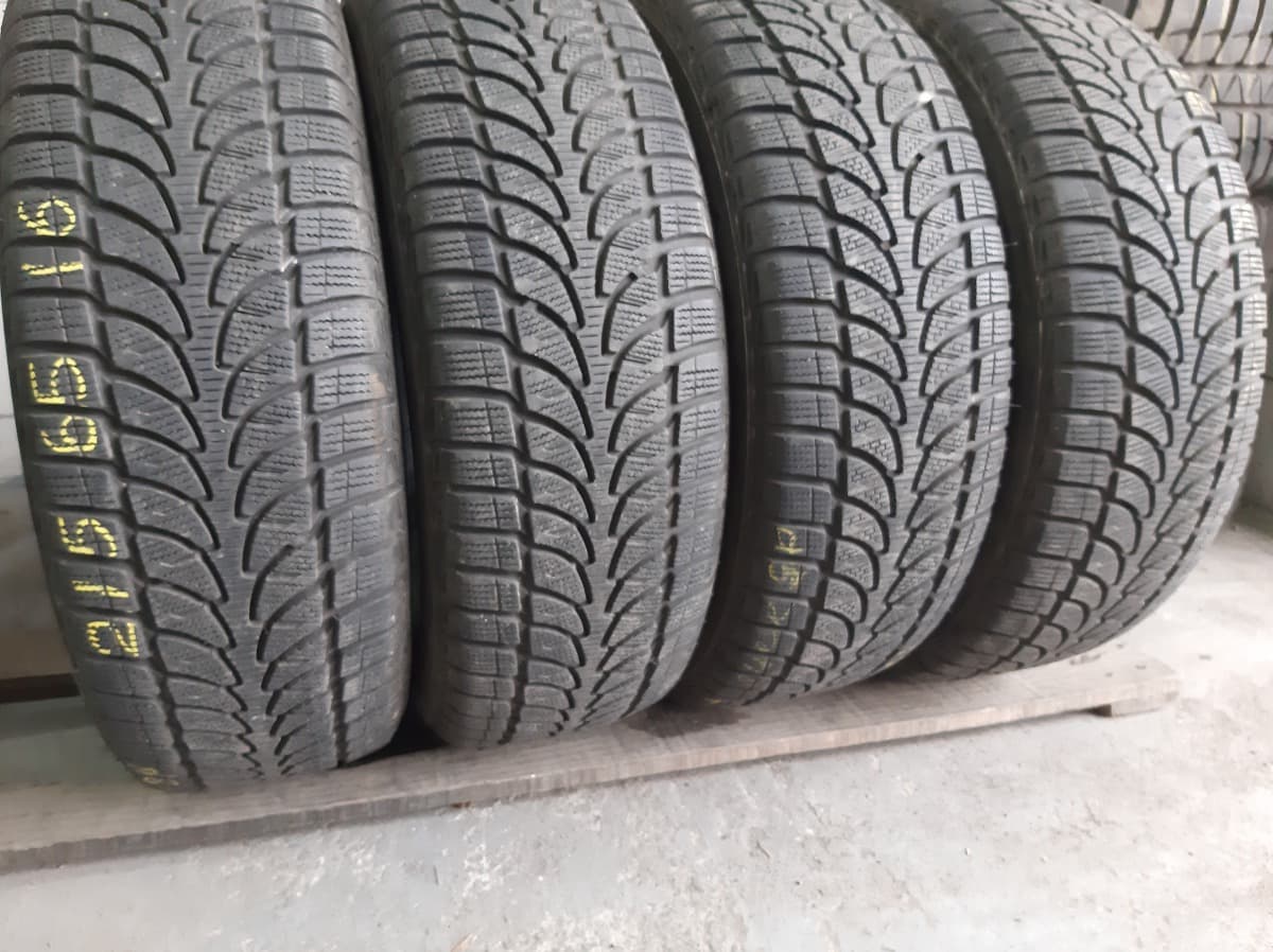 Вживані шини з Європи Bridgestone Blizzak LM-80 evo      215/65 R 16
