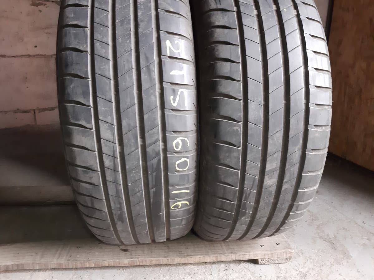 Вживані шини з Європи Bridgestone Turanza T005     215/60 R 16
