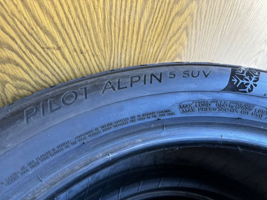 Вживані шини Michelin PilotAlpin5Suv 275/50 R 20