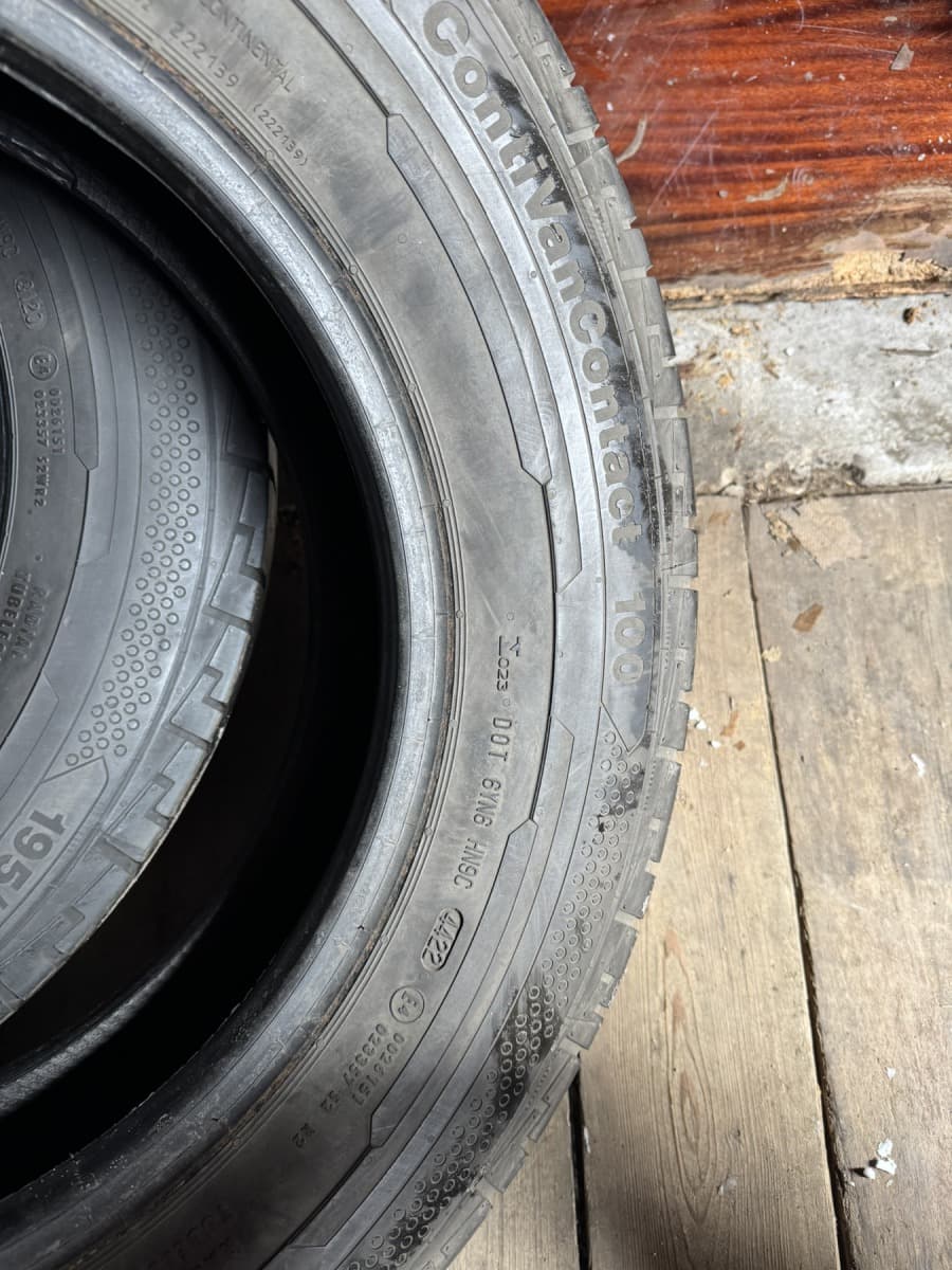 Вживані шини Continental ContiVanContact 100 195/75 R 16C