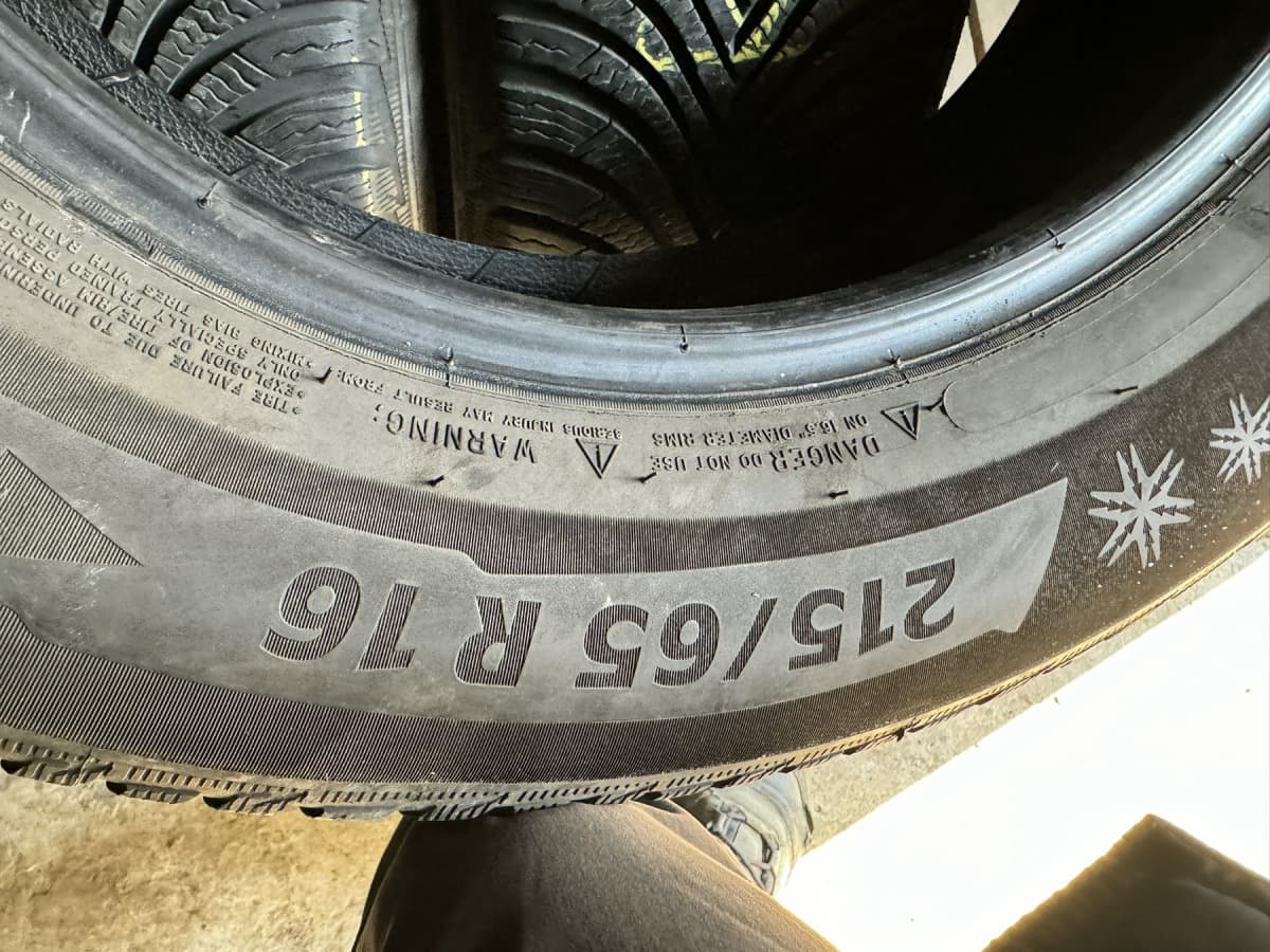 Вживані шини Michelin Alpin 5  215/65 R 16