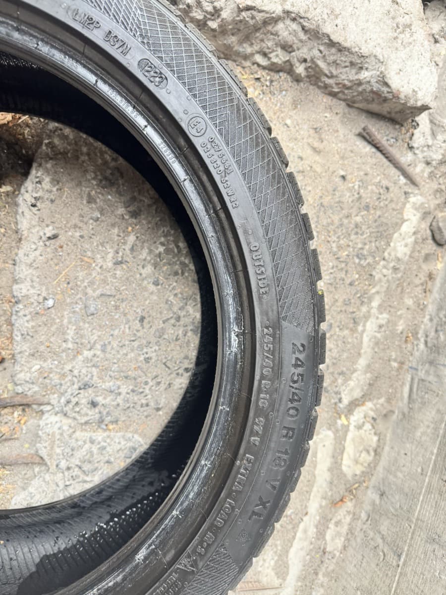 Вживані шини Continental WinterContact TS850P 245/40 R 18