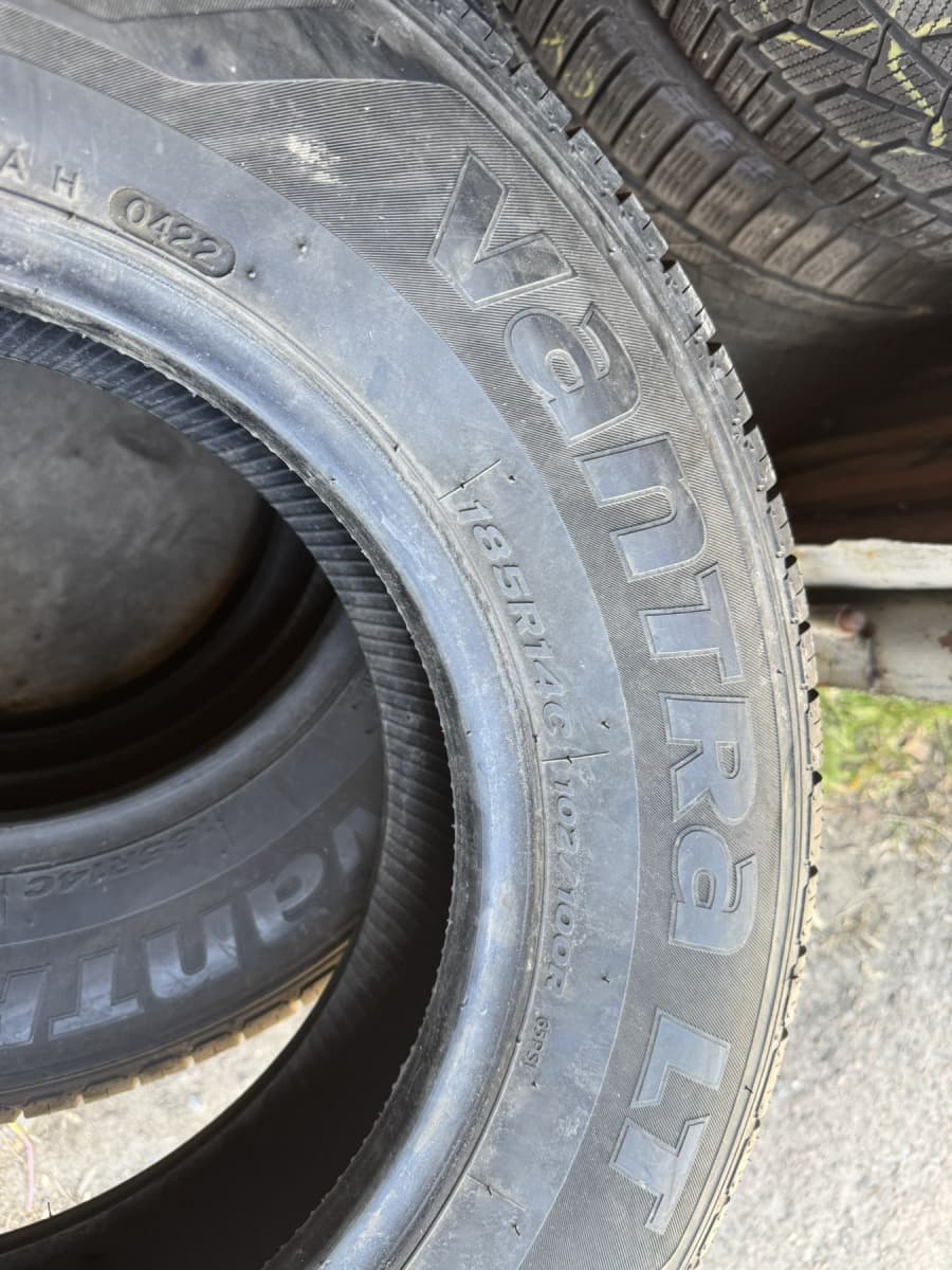 Вживані шини Hankook Vantra LT   185/0 R 14C