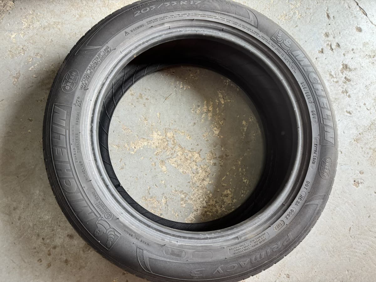 Вживані шини Michelin Primacy 3  205/55 R 17