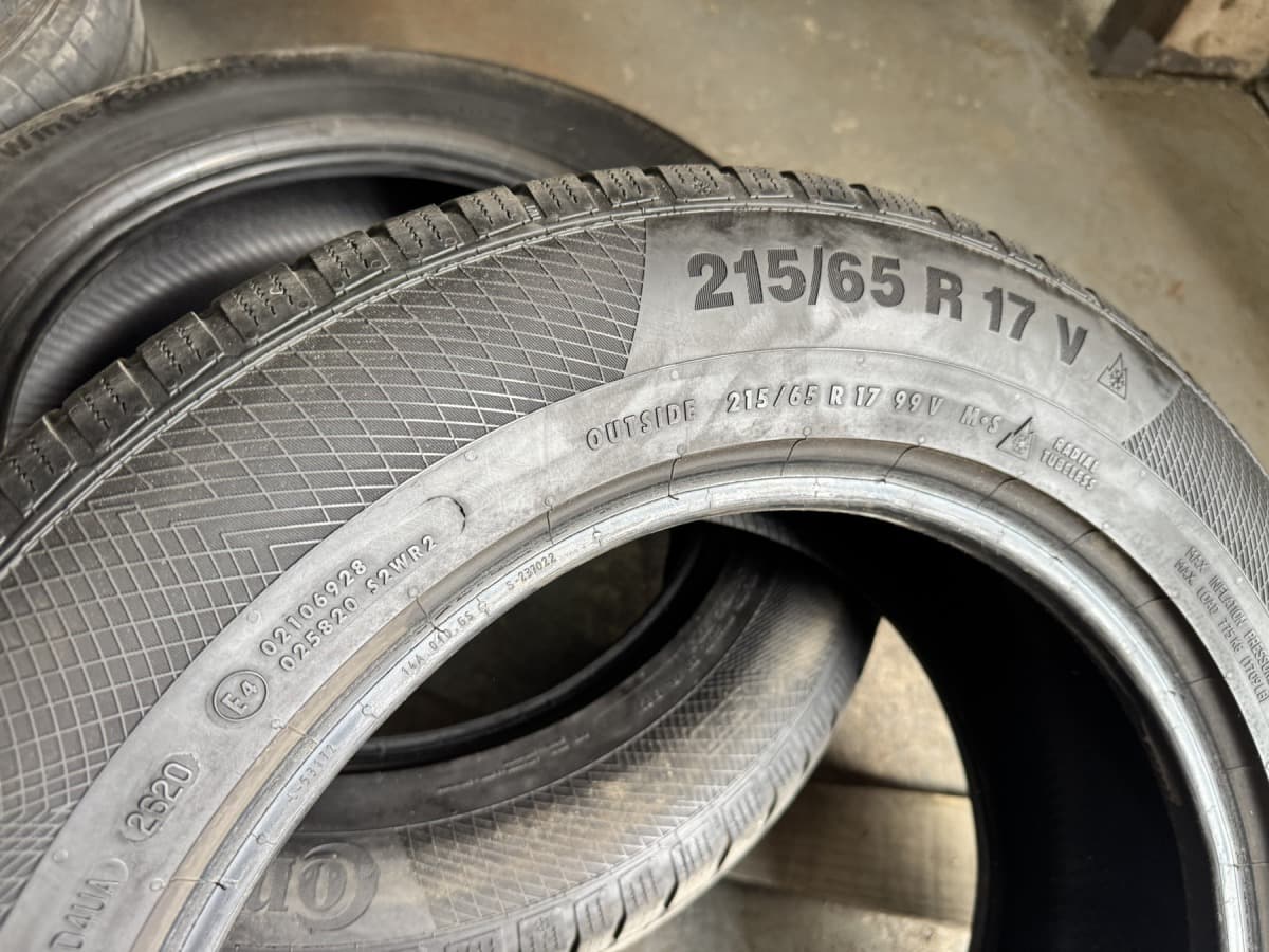 Вживані шини Continental WinterContact TS850P    215/65 R 17
