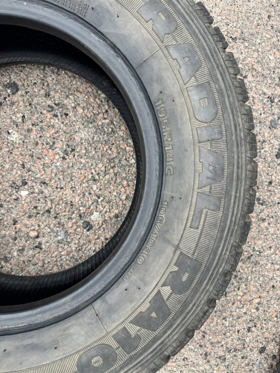 Вживані шини Hankook Radial A10   195/0 R 14C