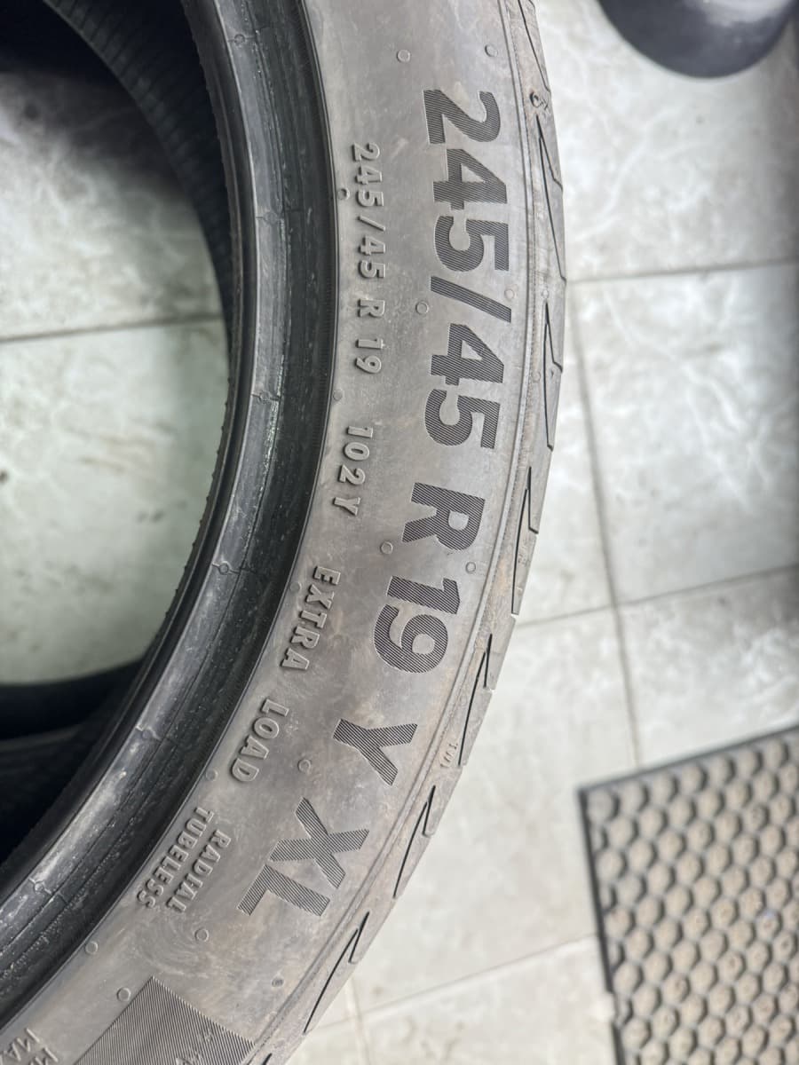 Вживані шини Continental Premium Contact 6  . 245/45 R 19