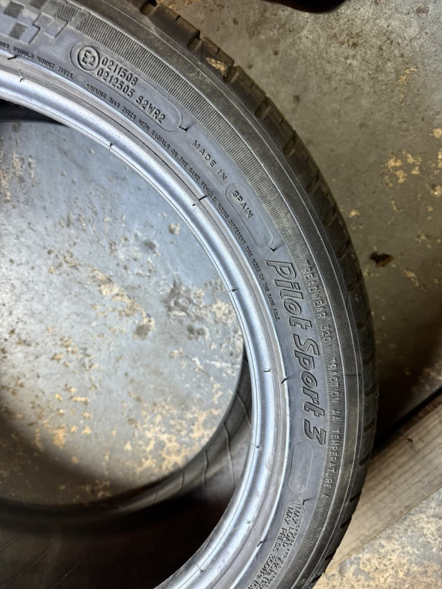 Вживані шини Michelin Pilot Sport 3 225/45 R 18