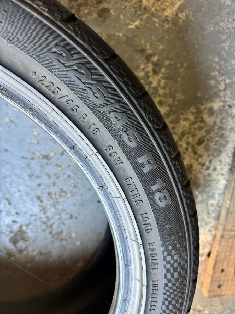 Вживані шини Continental ContiSportContact 3 225/45 R 18