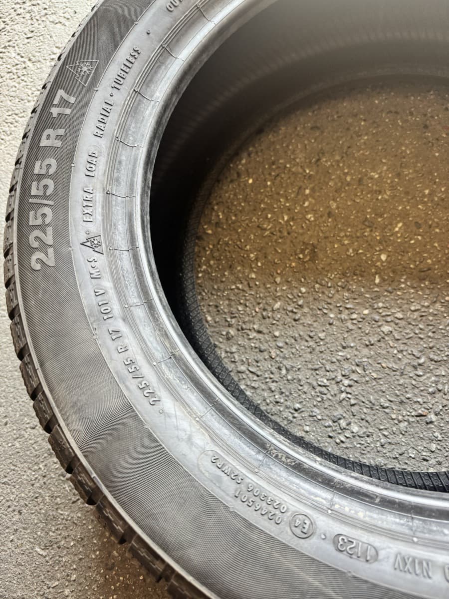 Вживані шини Continental ContiWinterContact TS 830P 225/55 R 17