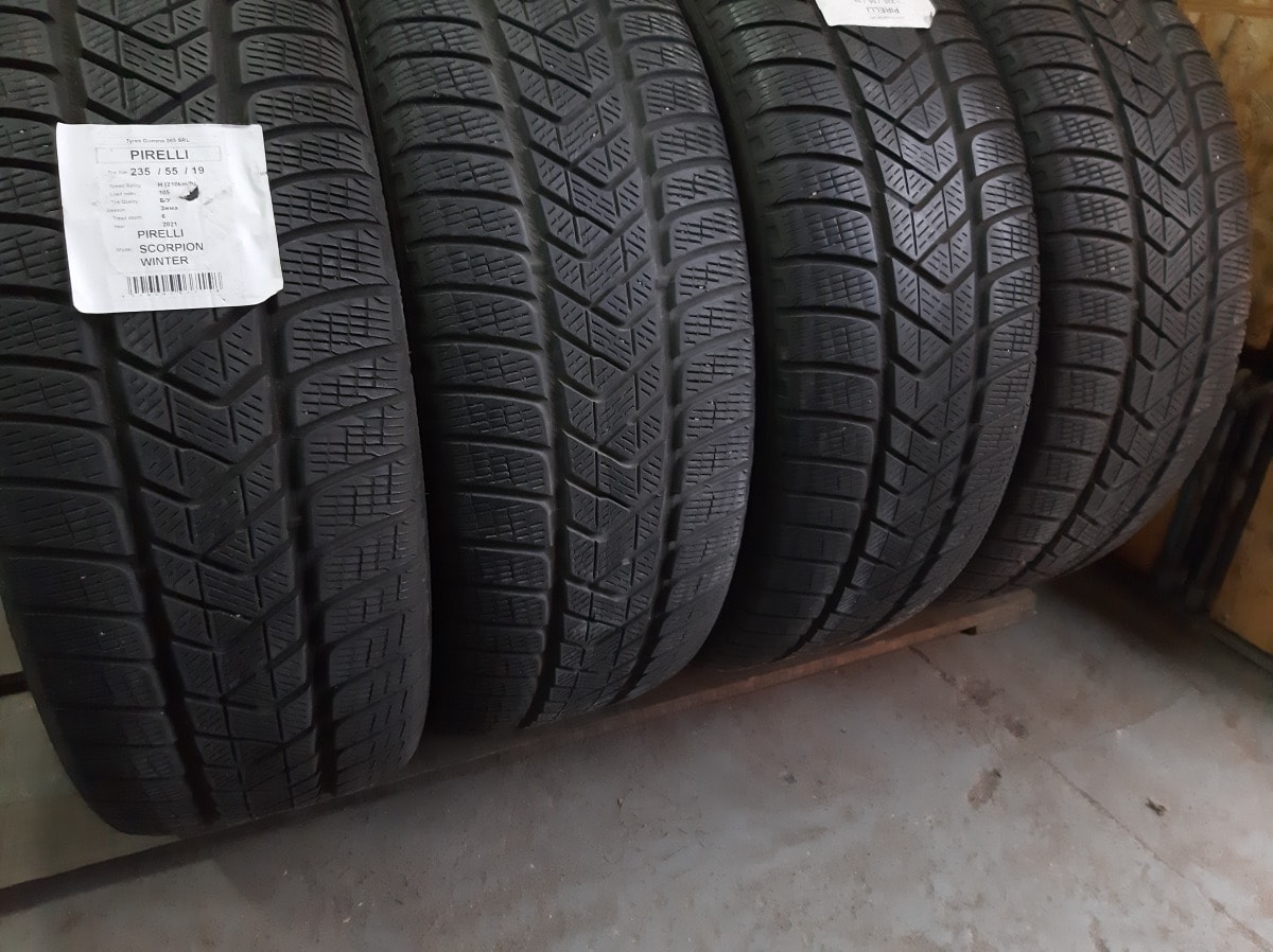 Вживані шини з Європи Pirelli Scorpion Winter    235/55 R 19