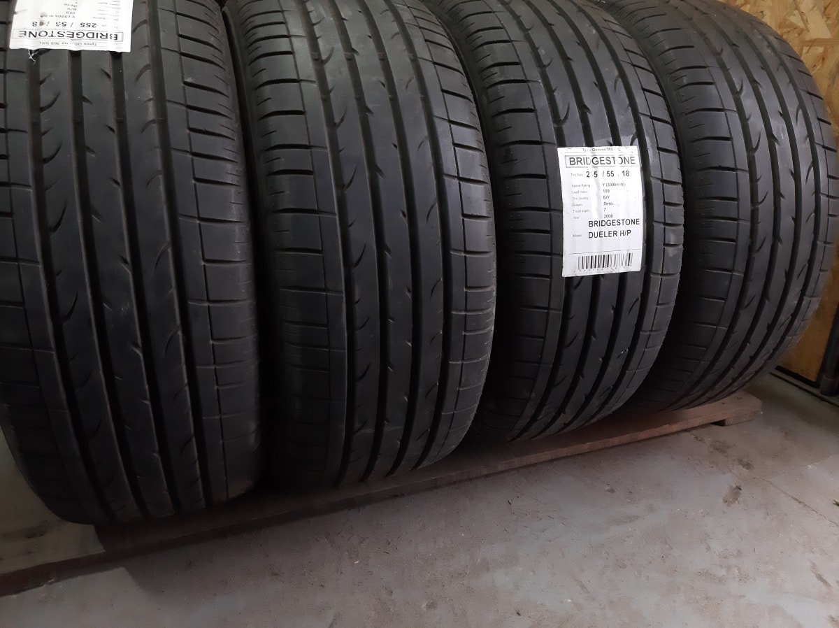 Вживані шини з Європи Bridgestone Dueller HP Sport . . 255/55 R 18
