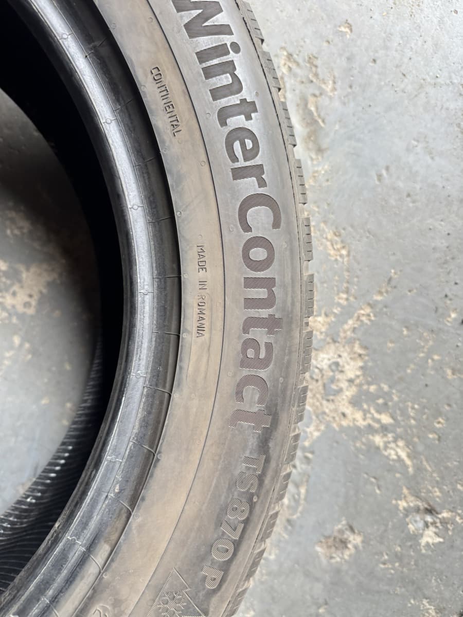 Шини б/у Continental WinterContact TS870P    235/55 R 18 Вживані шини Continental WinterContact TS870P    235/55 R 18