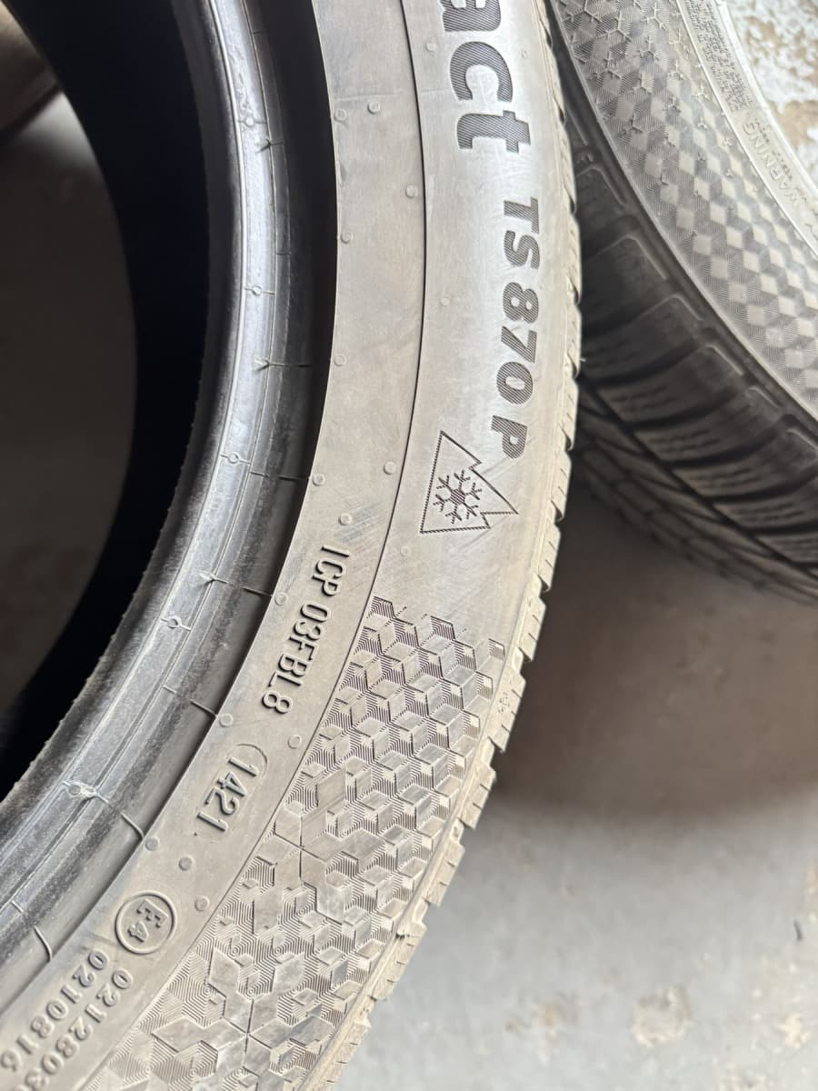 Шини б/у Continental WinterContact TS870P    235/55 R 18 Вживані шини Continental WinterContact TS870P    235/55 R 18
