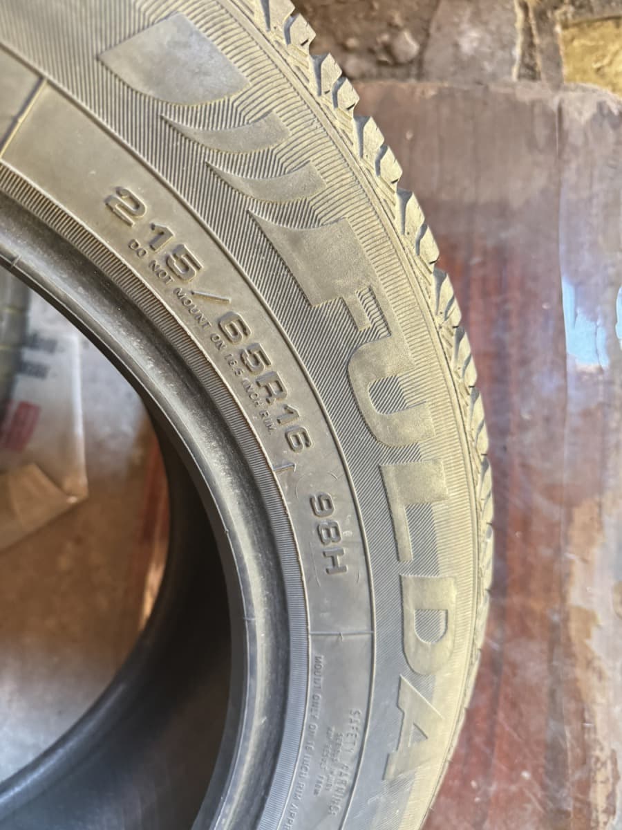 Шини б/у Fulda Kristall Supremo      215/65 R 16 Вживані шини Fulda Kristall Supremo      215/65 R 16