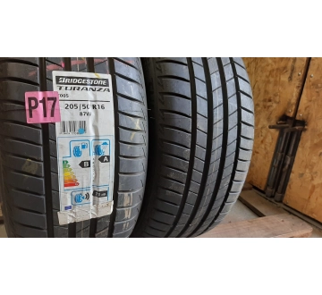 Шини на авто в хорошому стані Bridgestone Turanza T005 шириною 205 висотою 50 радіусом R 16 низькі ціни