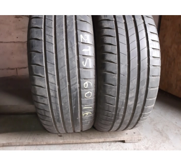 Шини на авто в хорошому стані Bridgestone Turanza T005     шириною 215 висотою 60 радіусом R 16 низькі ціни