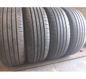 Шини на авто в хорошому стані Continental Eco Contact 6    шириною 205 висотою 55 радіусом R 17 низькі ціни