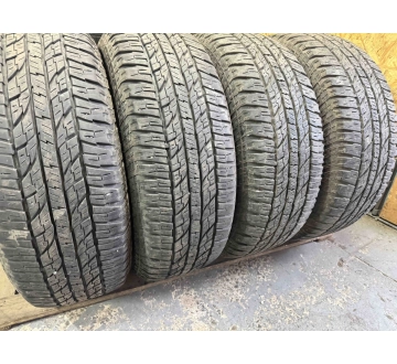 Уживані шини з Європи Yokohama Geolendar A/T 265/65 R 17 Шини на авто в хорошому стані Yokohama Geolendar A/T шириною 265 висотою 65 радіусом R 17 низькі ціни