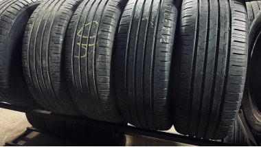 Уживані шини з Європи Continental Eco Contact 6 215/60 R 16 Шини на авто в хорошому стані Continental Eco Contact 6 шириною 215 висотою 60 радіусом R 16 низькі ціни