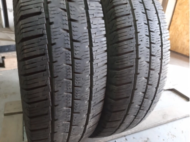 Шини на авто в хорошому стані Continental Van Contact 4 Season шириною 205 висотою 75 радіусом R 16C низькі ціни