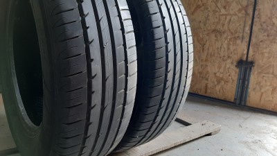 Уживані шини з Європи Hankook Ventus Prime 2 215/70 R 16 Шини на авто в хорошому стані Hankook Ventus Prime 2 шириною 215 висотою 70 радіусом R 16 низькі ціни