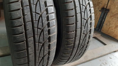 Шини на авто в хорошому стані Hankook Winter I cept evo шириною 205 висотою 50 радіусом R 16 низькі ціни