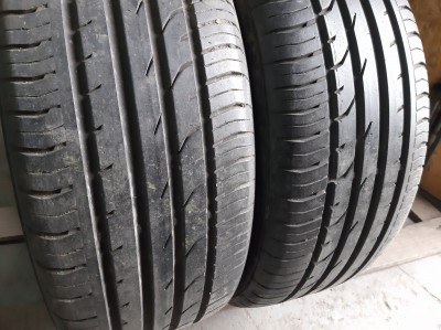 Шини на авто в хорошому стані Continental Conti Premium Contact 2 шириною 225 висотою 55 радіусом R 17 низькі ціни