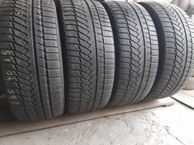 Шини на авто в хорошому стані Continental WinterContact TS 850P    шириною 235 висотою 40 радіусом R 19 низькі ціни
