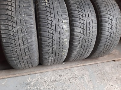 Шини на авто в хорошому стані Bridgestone Blizzak LM 001     шириною 205 висотою 55 радіусом R 16 низькі ціни